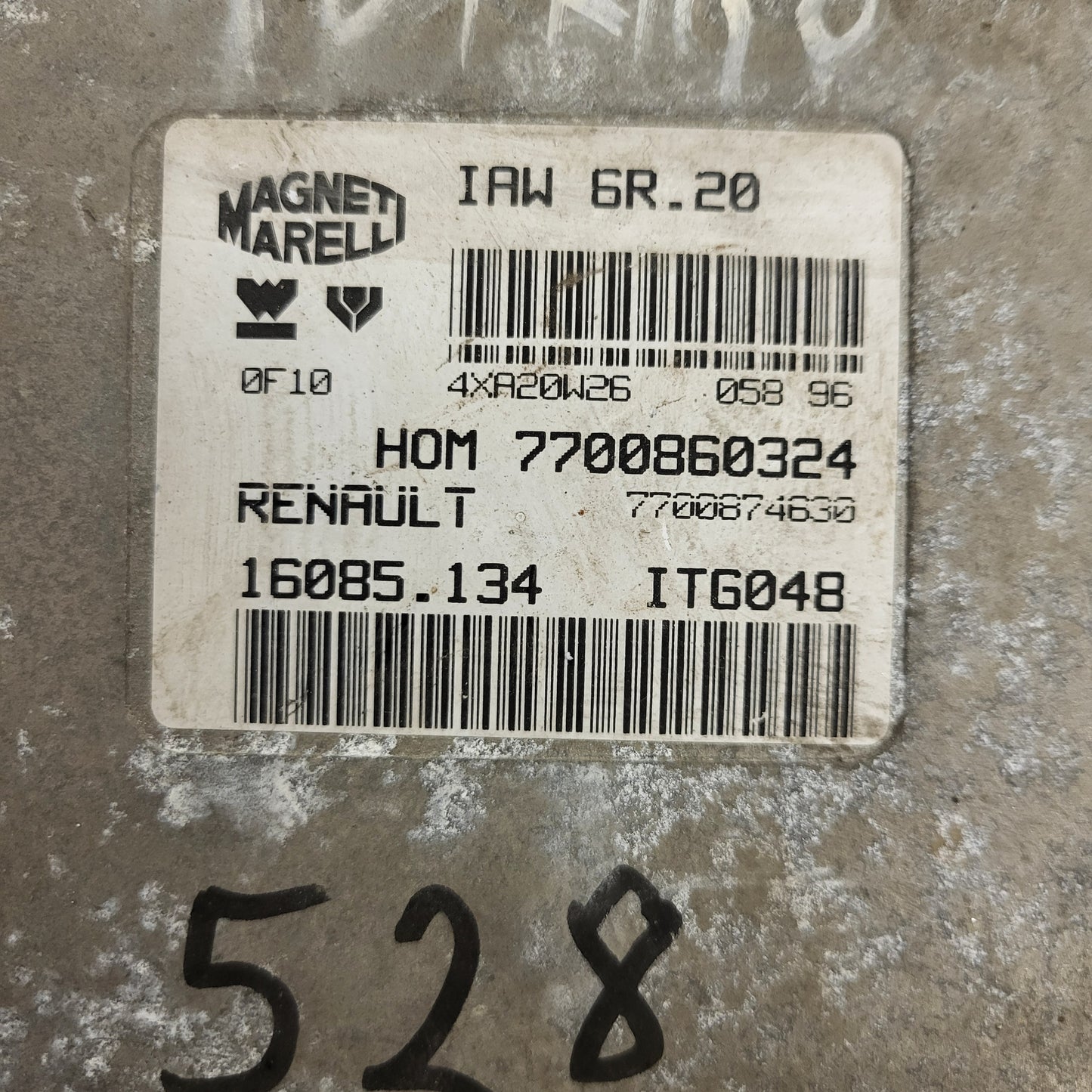 Renault Twingo 1.2 ECU / IAW6R.20 / 7700860324 / 7700874630 / 16085.134
