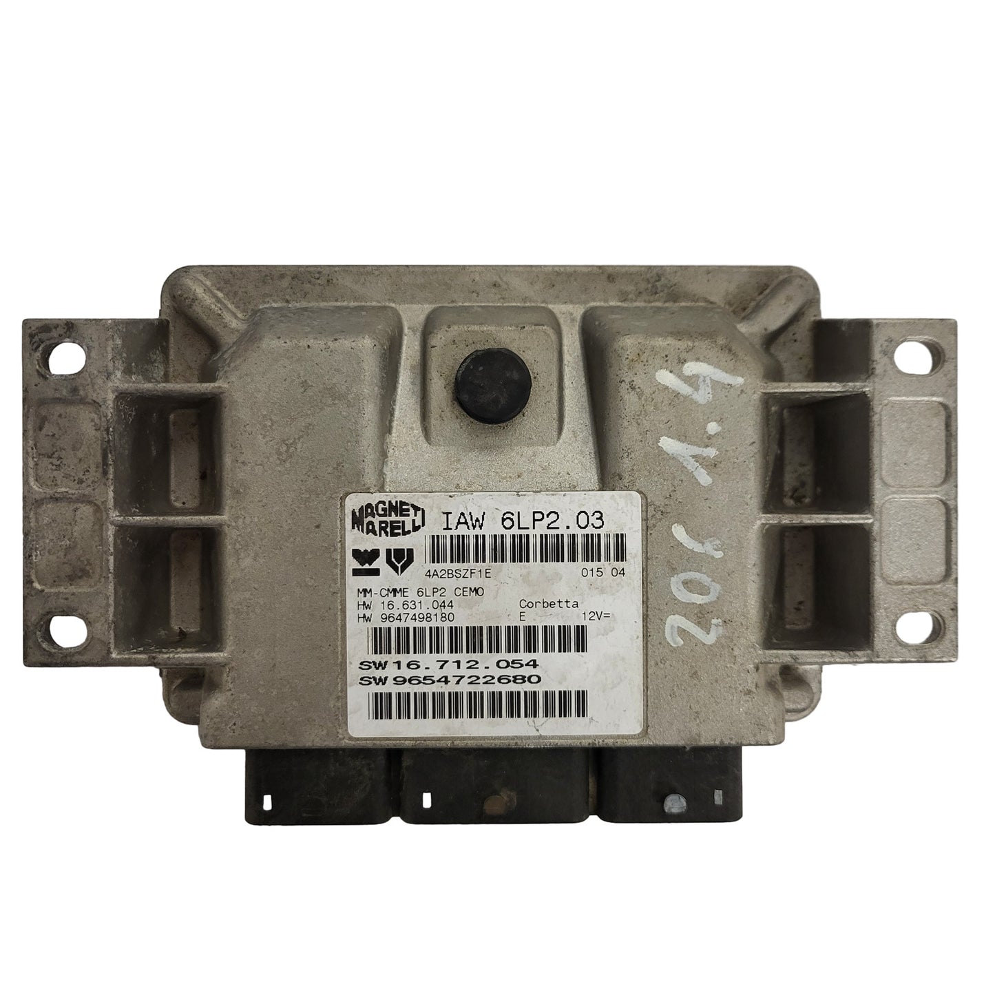 PEUGEOT CITROEN ECU / IAW 6LP2.03 / 9654722680 / 9647498180 / MAGNETI MARELLI