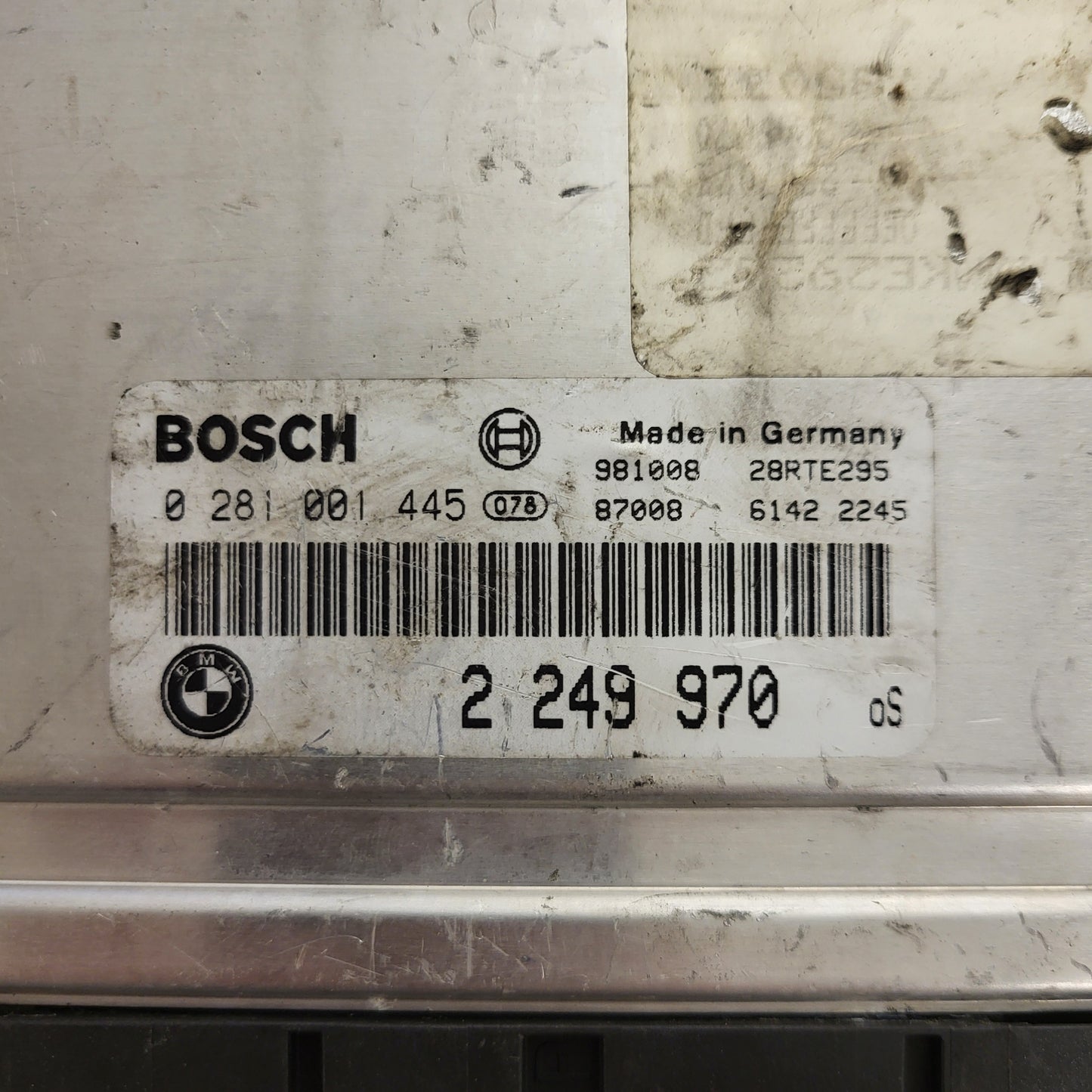 BMW E46 ECU / 0281001445 / 2249970 / BOSCH