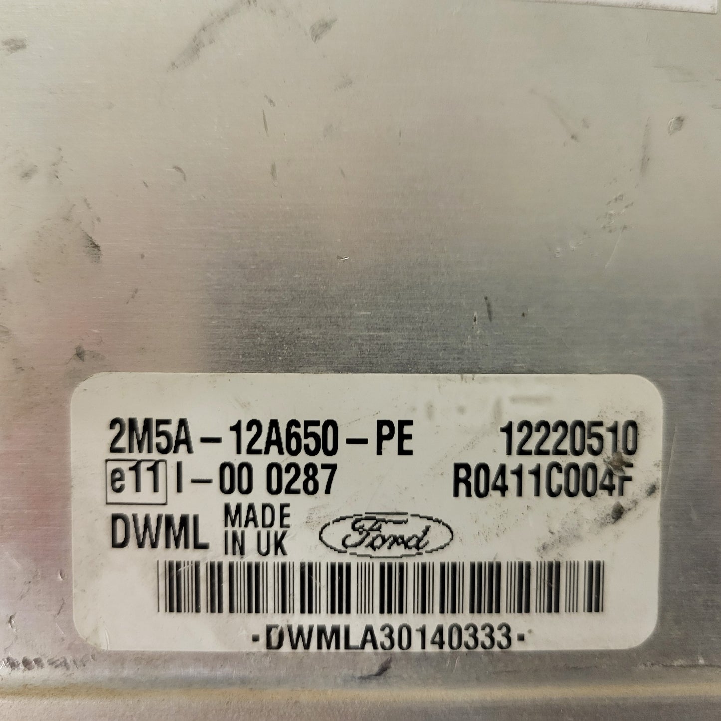 FORD FOCUS ECU / 2M5A-12A650-PE / DWML / R0411C004F / 2M5A12A650PE / DELPHI