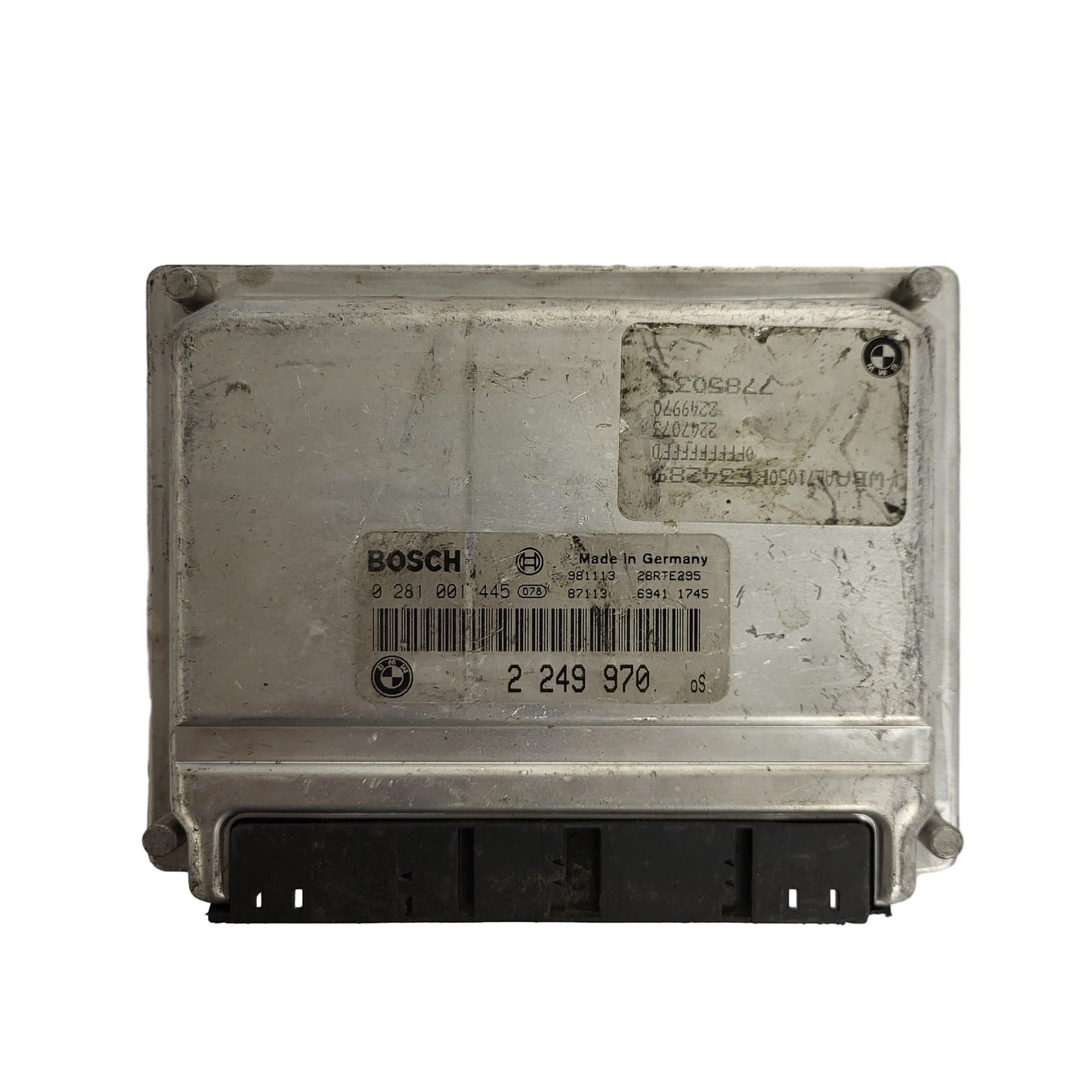 BMW E46 ECU / 0281001445 / 2249970 / BOSCH