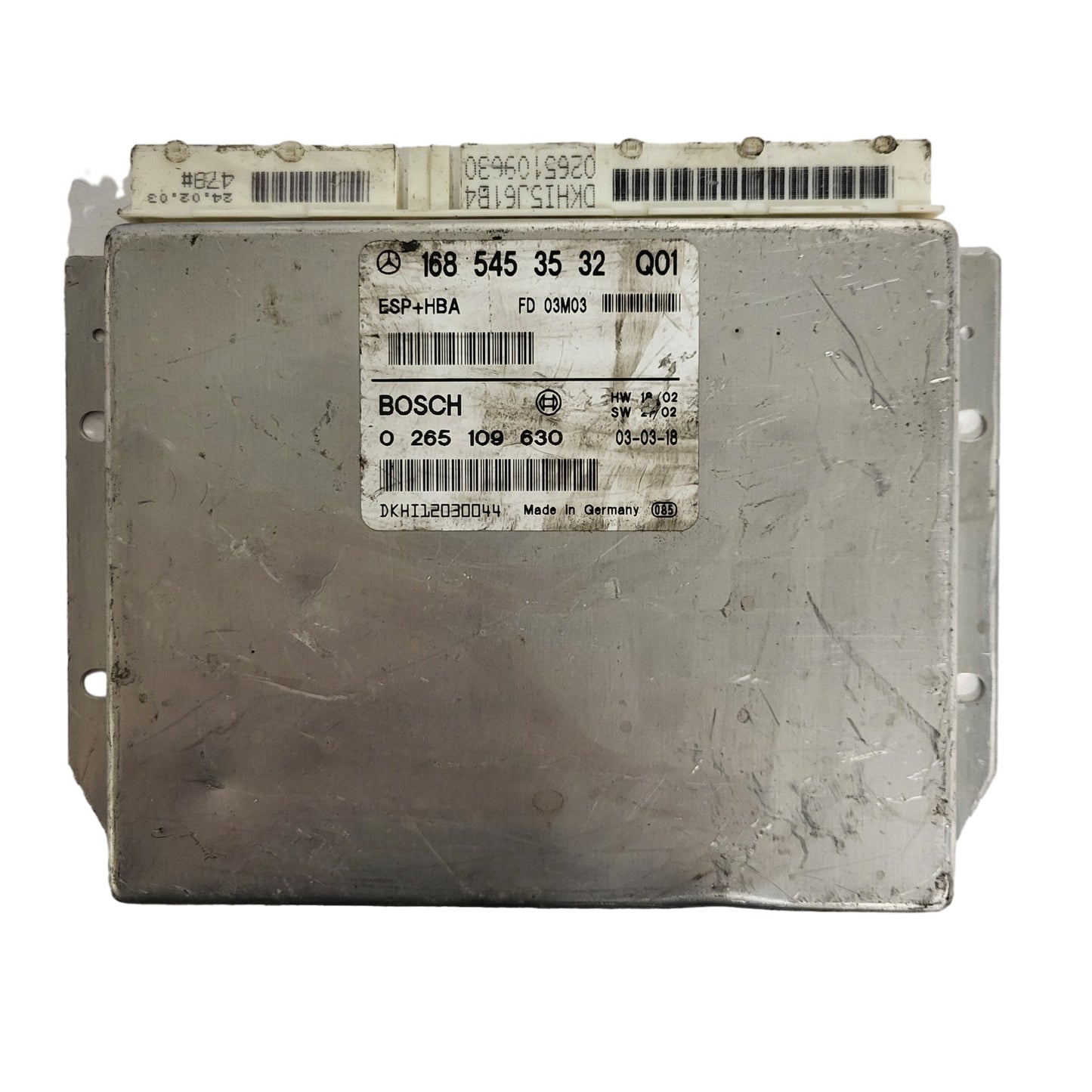 MERCEDES-BENZ A CLASS W168 ESP ECU / 1685453532 / 0265109630 / BOSCH ESP+HBA
