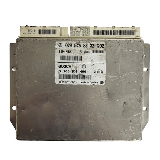 Mercedes a class ecu / 0295458332 / 0265109496 / bosch