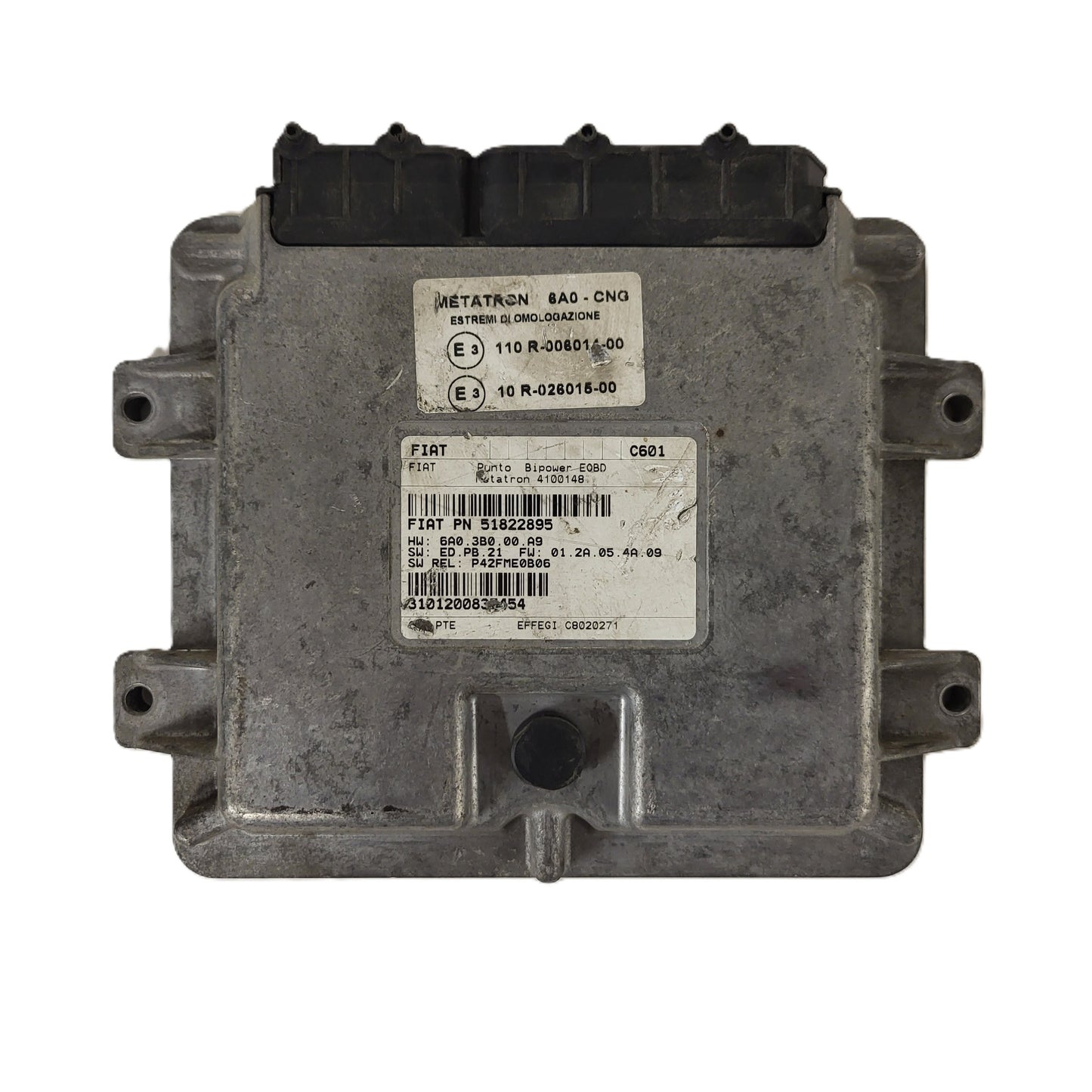 FIAT PUNTO 2 188 1.2 ECU / 51822895 / 4100148 / 6A03B000A9 / C601