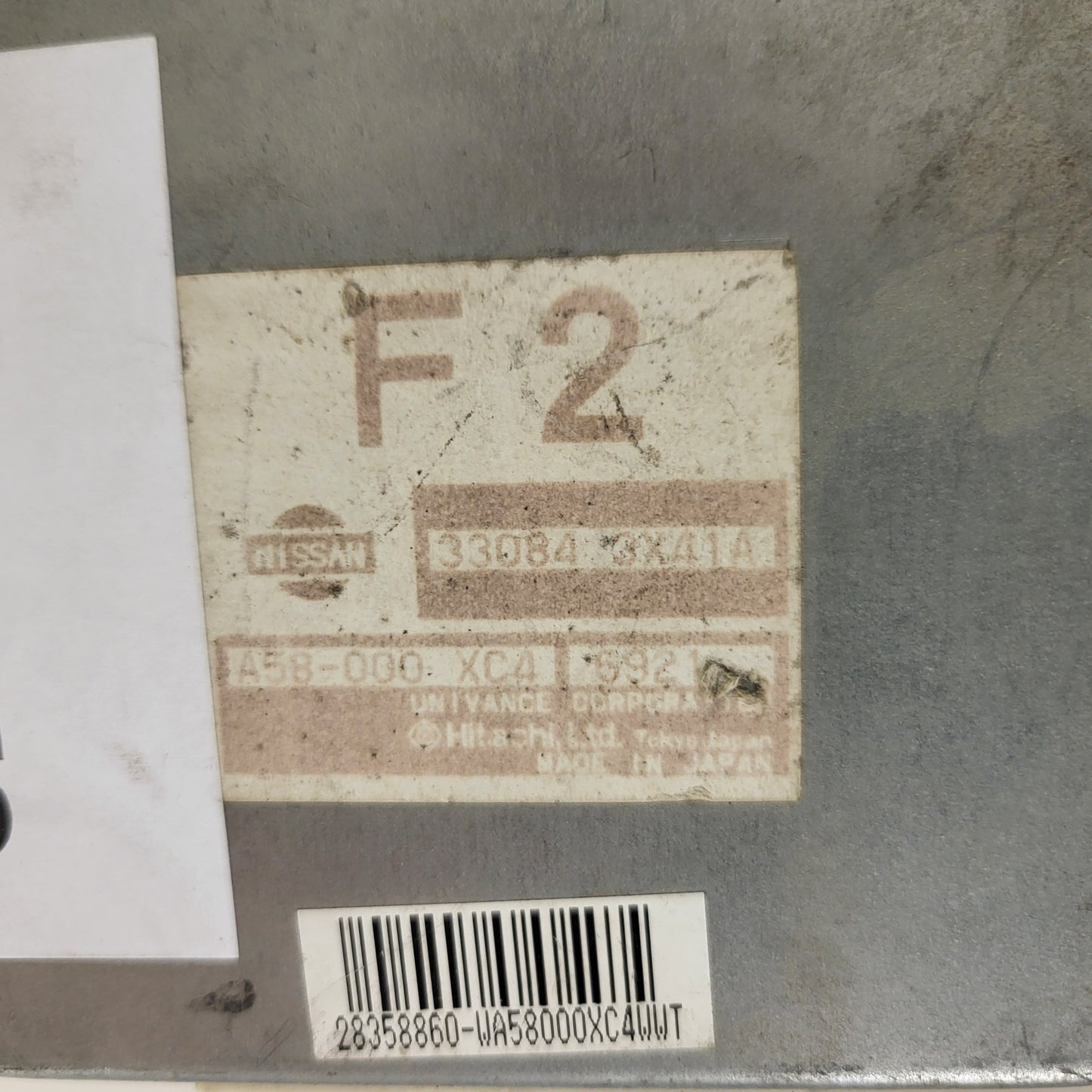 NISSAN NAVARA PATHFINDER ECU / A58-000 XC4 / 33084 3X41A / HITACHI