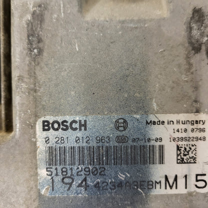 Fiat Croma ECU / 0281012963 / 51812902 / BOSCH