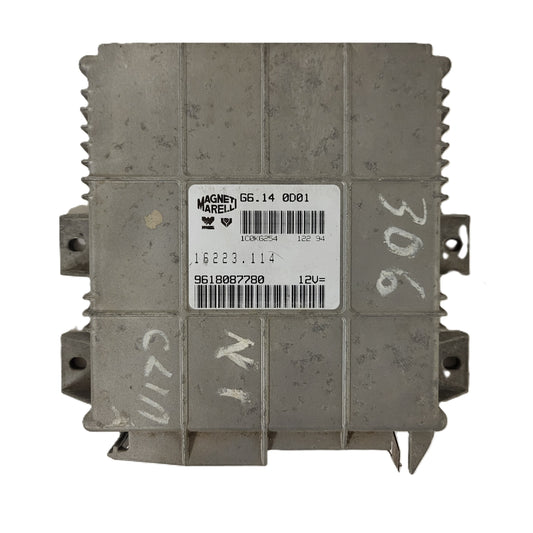PEUGEOT 306 1.9D ECU / 16223.114 / G6.14V / 9618087780 / MAGNETI MARELLI