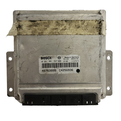ALFA ROMEO 166 ECU / 0281001787 / 46763995 / C425G936 / BOSCH