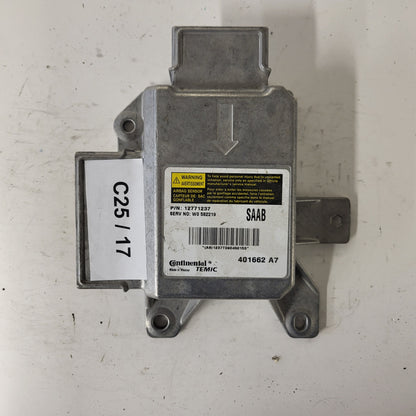 SAAB 9-3 1.9 AIRBAG ECU / 12771237 / 401662A7 / 401662 / TEMIC - C25-17 - 1