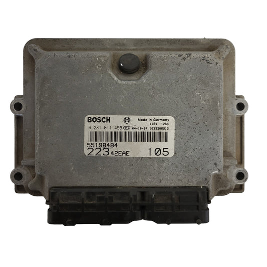FIAT DOBLO ECU / 0281011499 / 55198484 / BOSCH