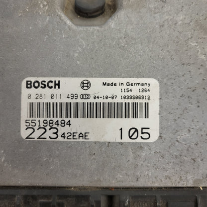 FIAT DOBLO ECU / 0281011499 / 55198484 / BOSCH