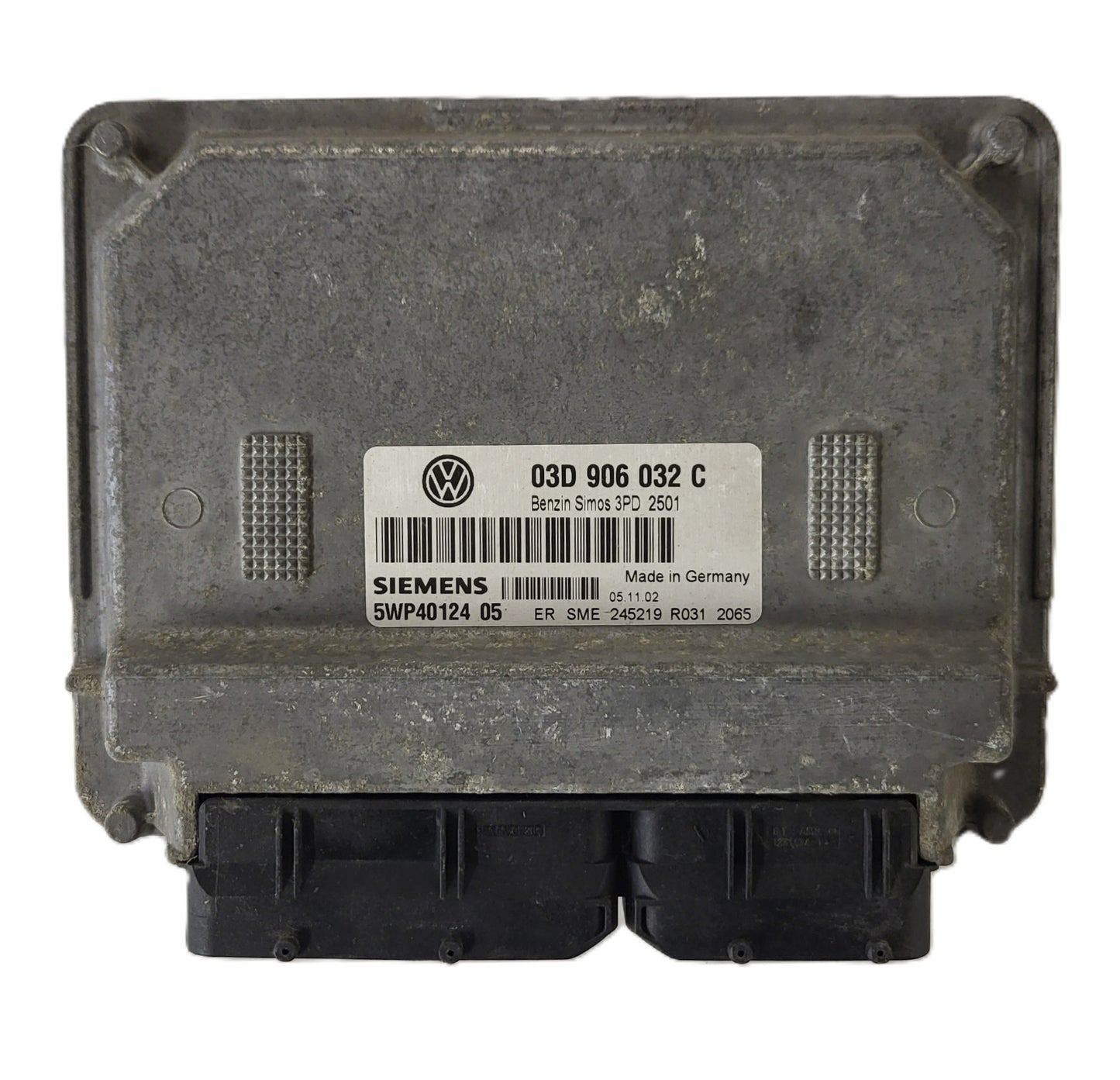 VW POLO ECU / 03D906032C / SIMOS 3PD / 5WP40124 05 / SIEMENS