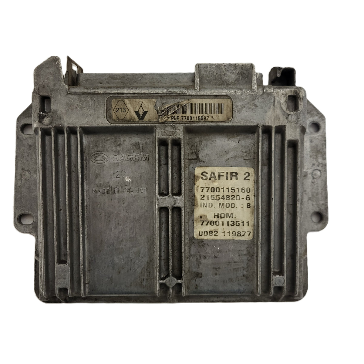 RENAULT ECU / 7700115597 / 7700115160 / 21654820-6 / 7700113511 / 35 PIN SAGEM - C26-04 - 1