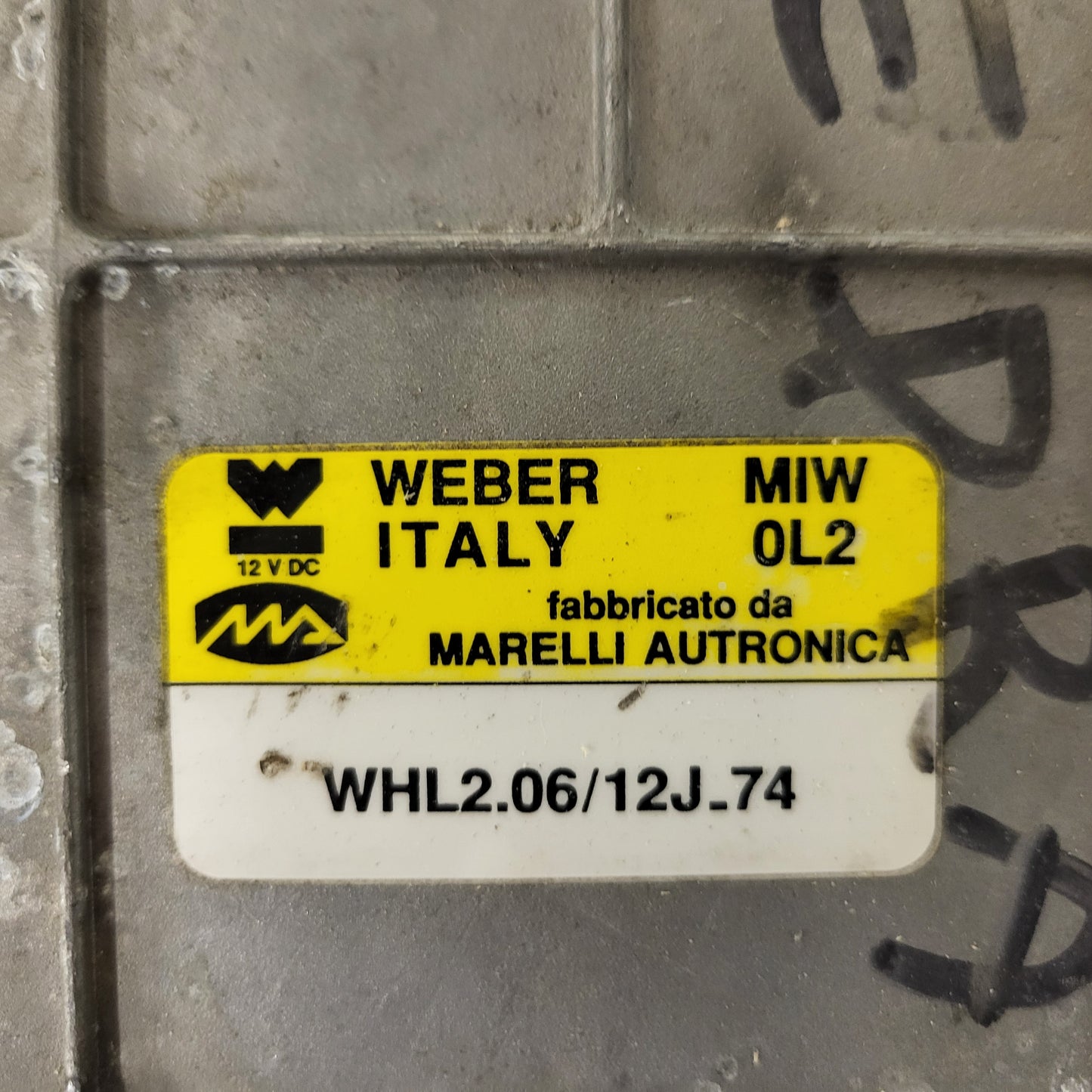 LANCIA DEDRA 1.6 ECU / MIW 0L2 / WHL2.06/12J.74 / WHL2.06/12J_74 / WEBER ITALY