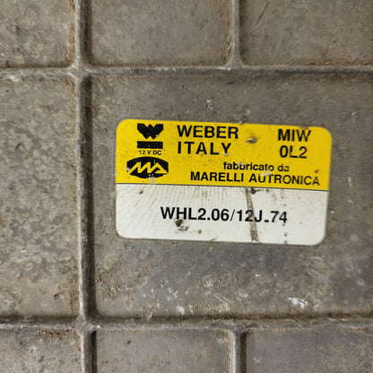 LANCIA DEDRA 1.6 ECU / MIW 0L2 / WHL2.06/12J.74 / WHL2.06/12J_74 / WEBER ITALY