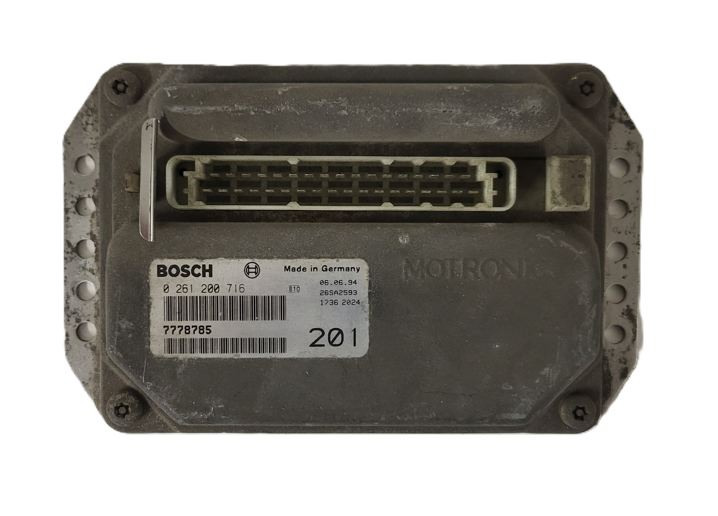 LANCIA Y10 ECU / 0261200716 / 7778785 / 00077787850 / BOSCH