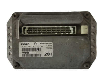 LANCIA Y10 ECU / 0261200716 / 7778785 / 00077787850 / BOSCH