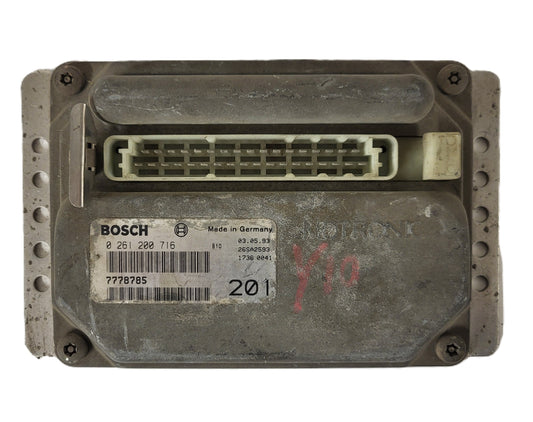 LANCIA Y10 ECU / 0261200716 / 7778785 / 00077787850 / BOSCH