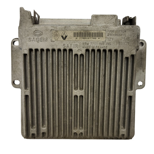 Renault Clio 1 1.2 ECU / 7700107708 / HOM 7700868295 / 216485595-5 / SAGEM
