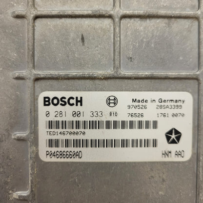 CHRYSLER VOYAER ECU / 0281001333 / TED146700070 / P04686660AD / BOSCH