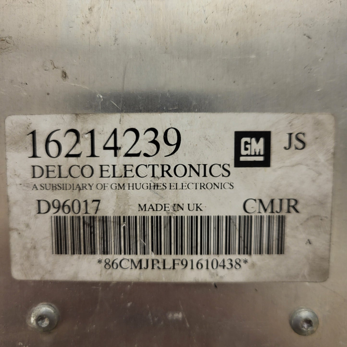 OPEL TIGRA ASTRA ECU / 16214239 / D96017 / CMJR / DELCO