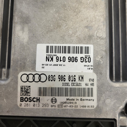 AUDI A4 ECU / 03G906016KN / 0281013293 / EDC16U31 / BOSCH