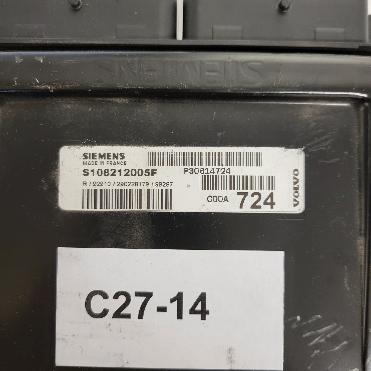 VOLVO S40 V40 ECU / S108212005F / P30614724 / SIEMENS