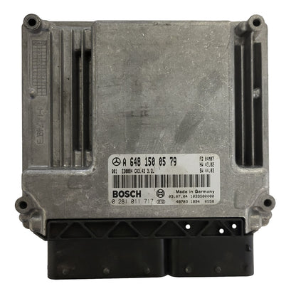 MERCEDES E W211 ECU / A6481500579 / 0281011717 / ED0084 / CR3.43 / BOSCH