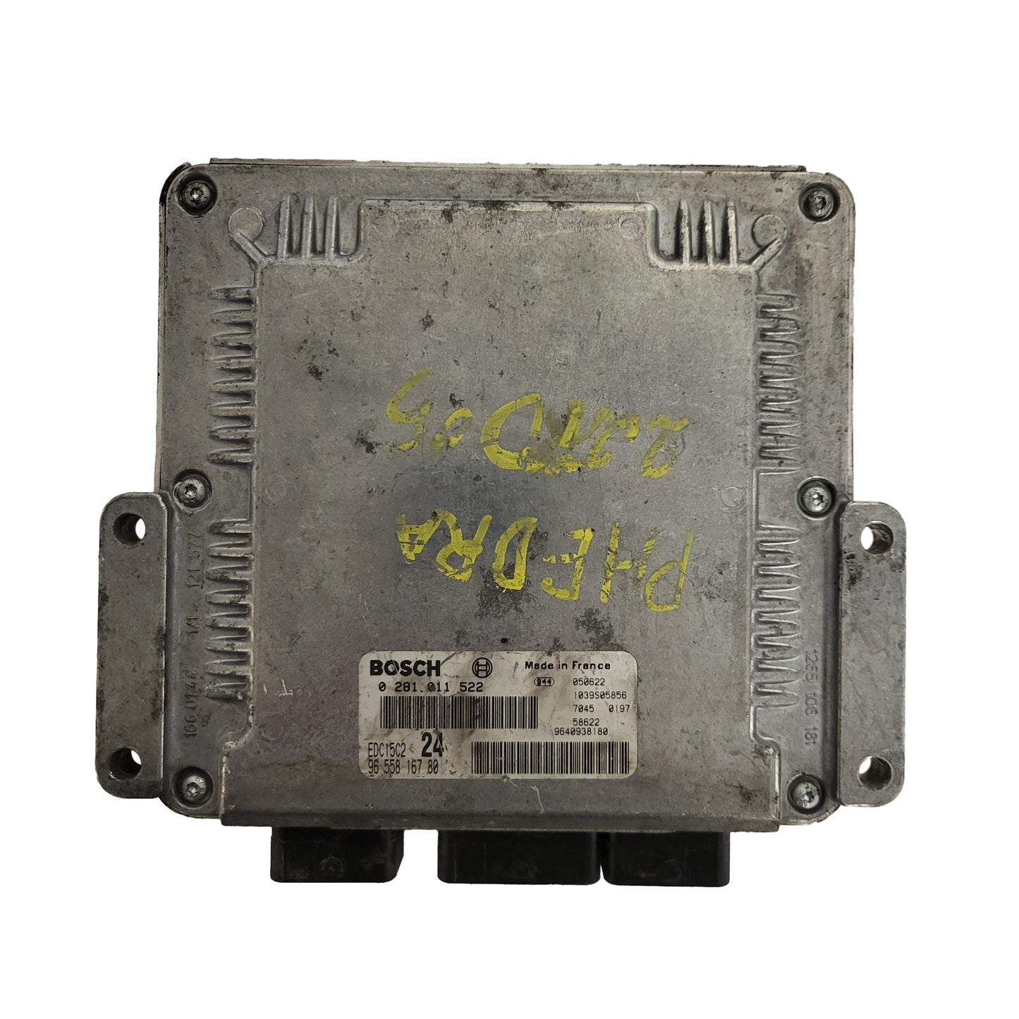 Fiat Ulisse 807 C8 ECU / 0281011522 / 9655816780 / 9640938180 / EDC15C2 / BOSCH