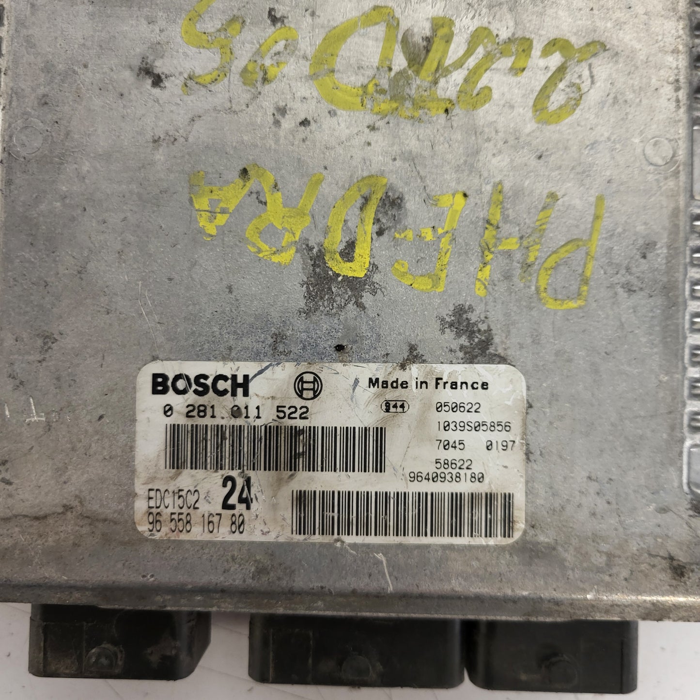 Fiat Ulisse 807 C8 ECU / 0281011522 / 9655816780 / 9640938180 / EDC15C2 / BOSCH