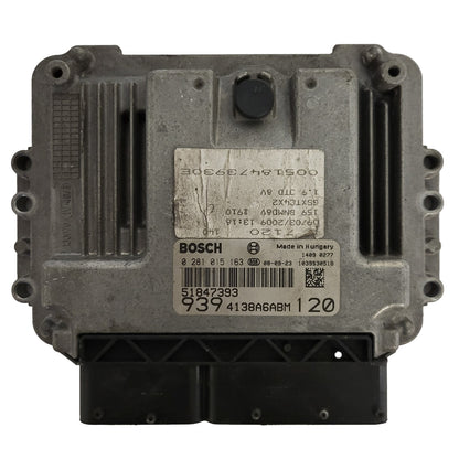 ALFA ROMEO 159 1.9 ECU / 0281015163 / 51847393 / BOSCH