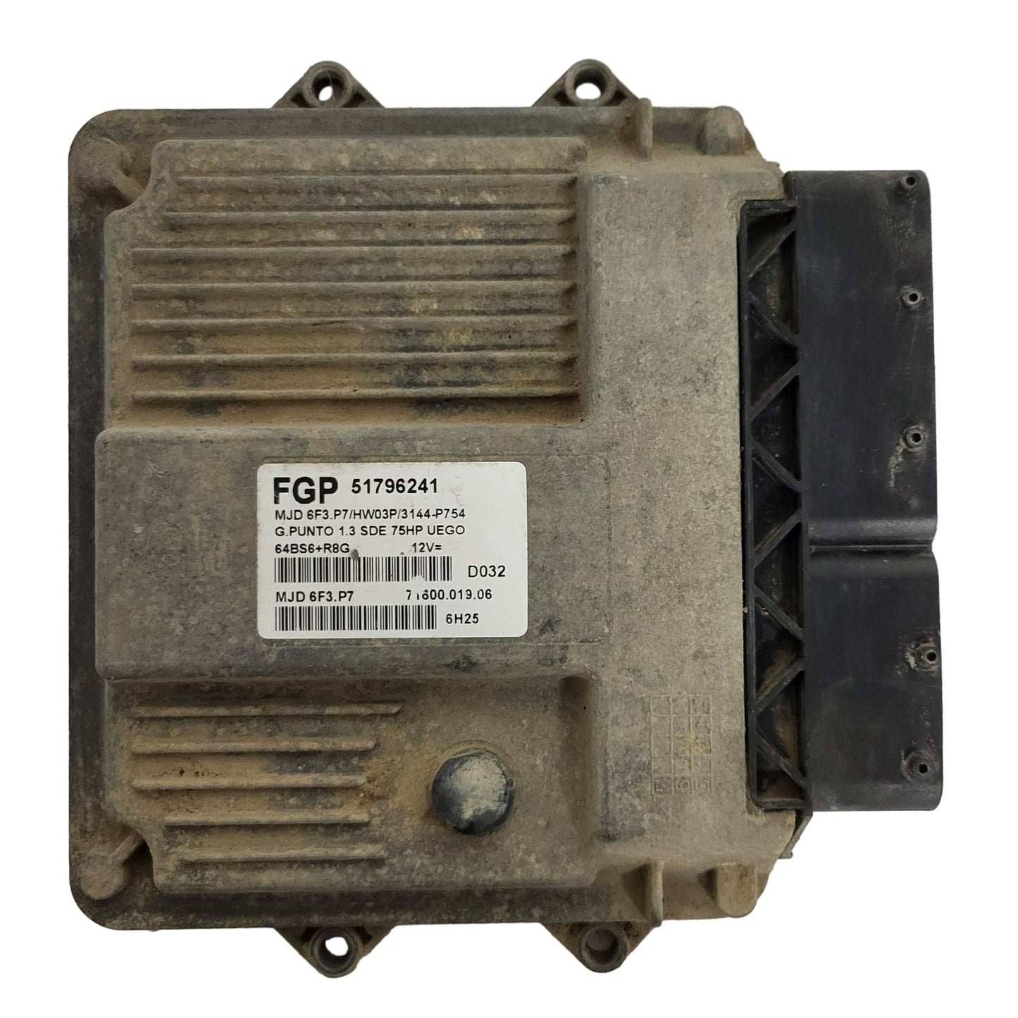 FIAT GRANDE PUNTO ECU / MJD 6F3.P7 / 51796241 / HW03P / 71600.019.06 / MAGNETI MARELLI