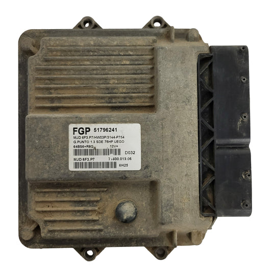 FIAT GRANDE PUNTO ECU / MJD 6F3.P7 / 51796241 / HW03P / 71600.019.06 / MAGNETI MARELLI