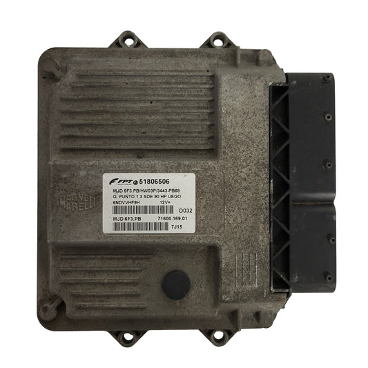 FIAT GRANDE PUNTO ECU / MJD 6F3.PB / 51806506 / HW03P / 71600.169.01 / MAGNETI MARELLI