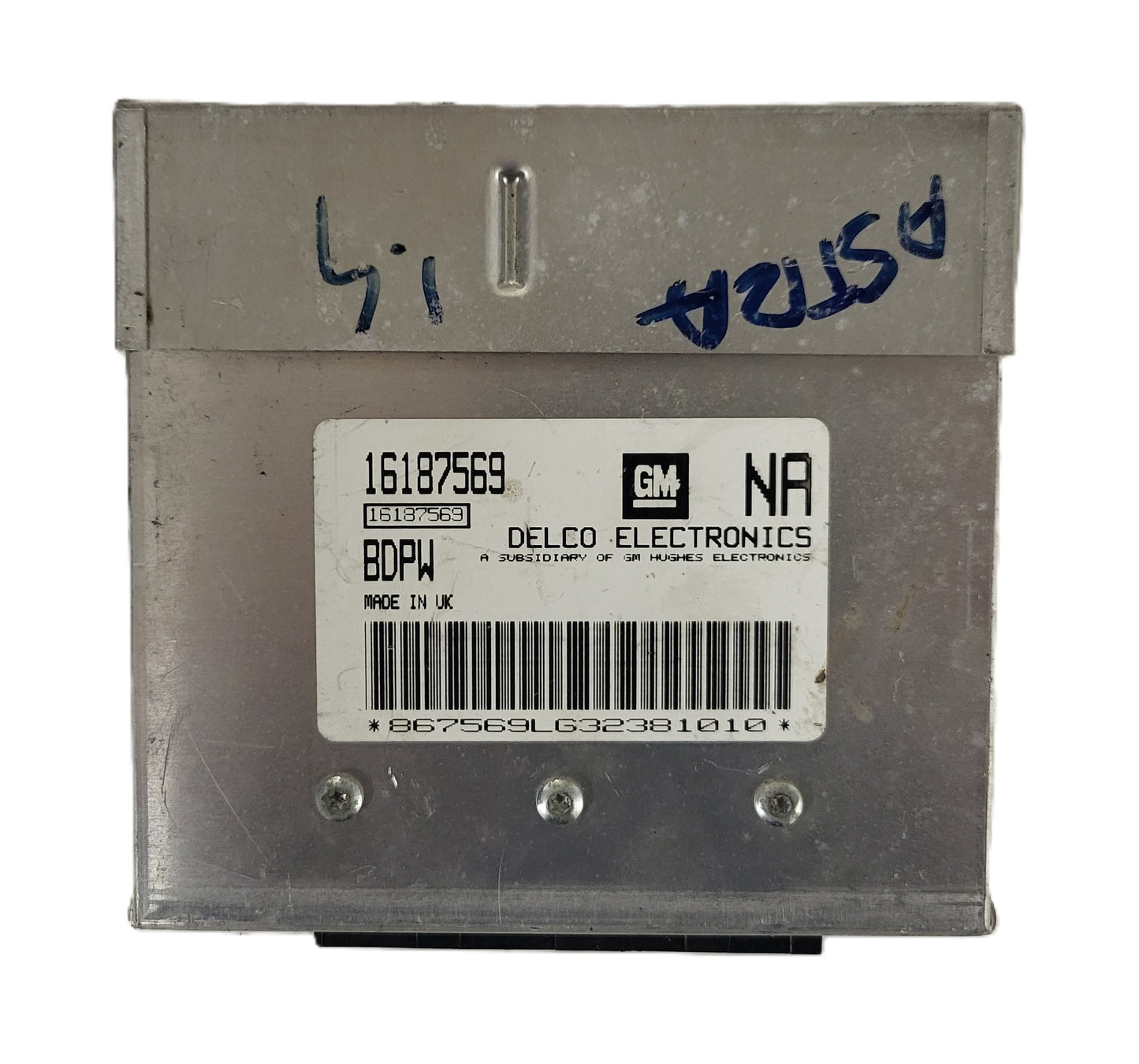 Opel ECU / 16187569 / NA / BDPW / DELCO