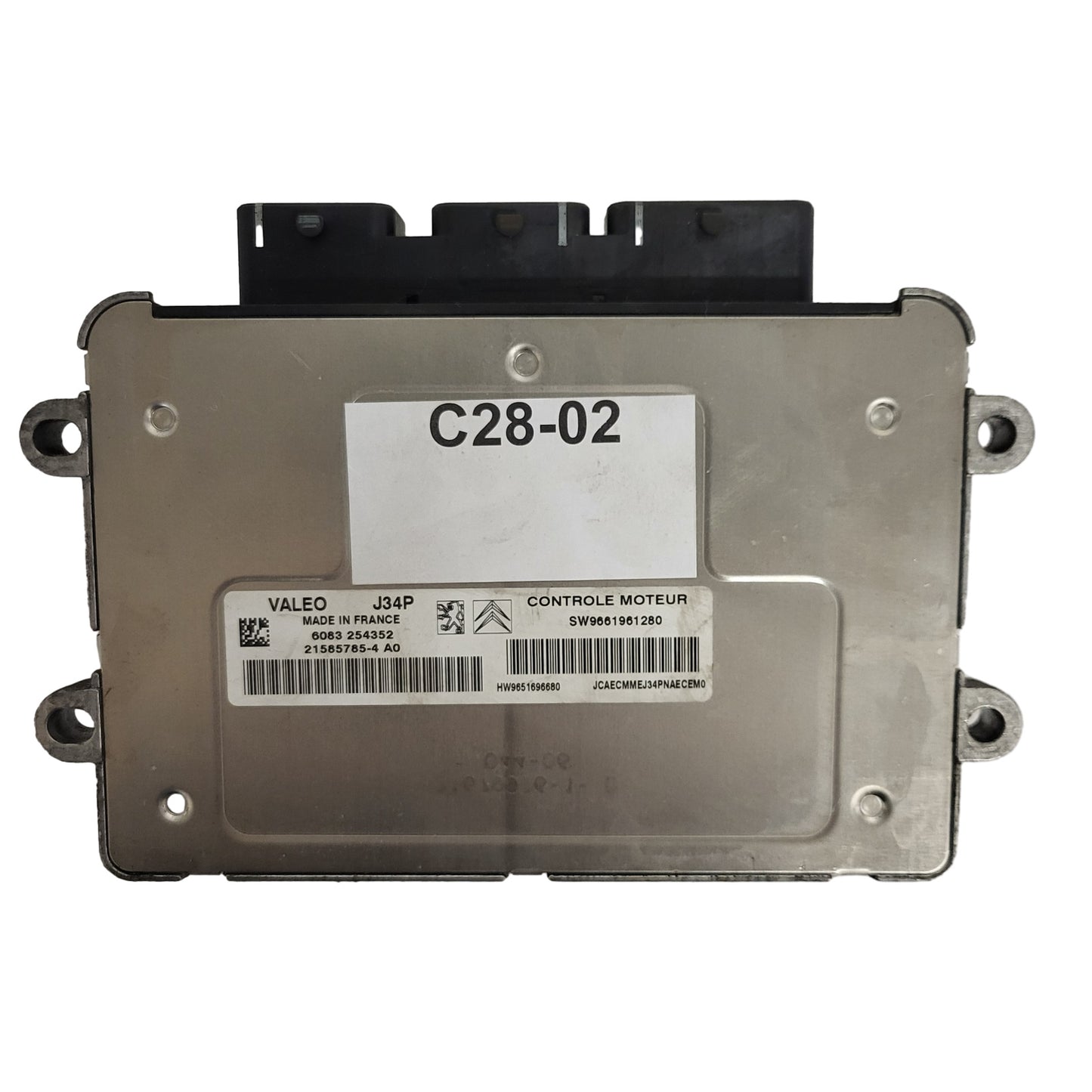 PEUGEOT CITROEN ECU / J34P / 21585785-4 / 21585785-4A0 / 9661961280 / 9651696680 / VALEO