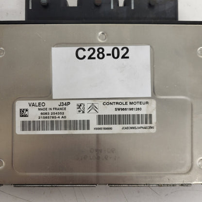 PEUGEOT CITROEN ECU / J34P / 21585785-4 / 21585785-4A0 / 9661961280 / 9651696680 / VALEO