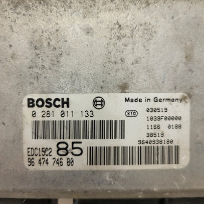 Peugeot Citroen 2.2 HDI ECU / 0281011133 / 9647474680 / EDC15C2 / BOSCH