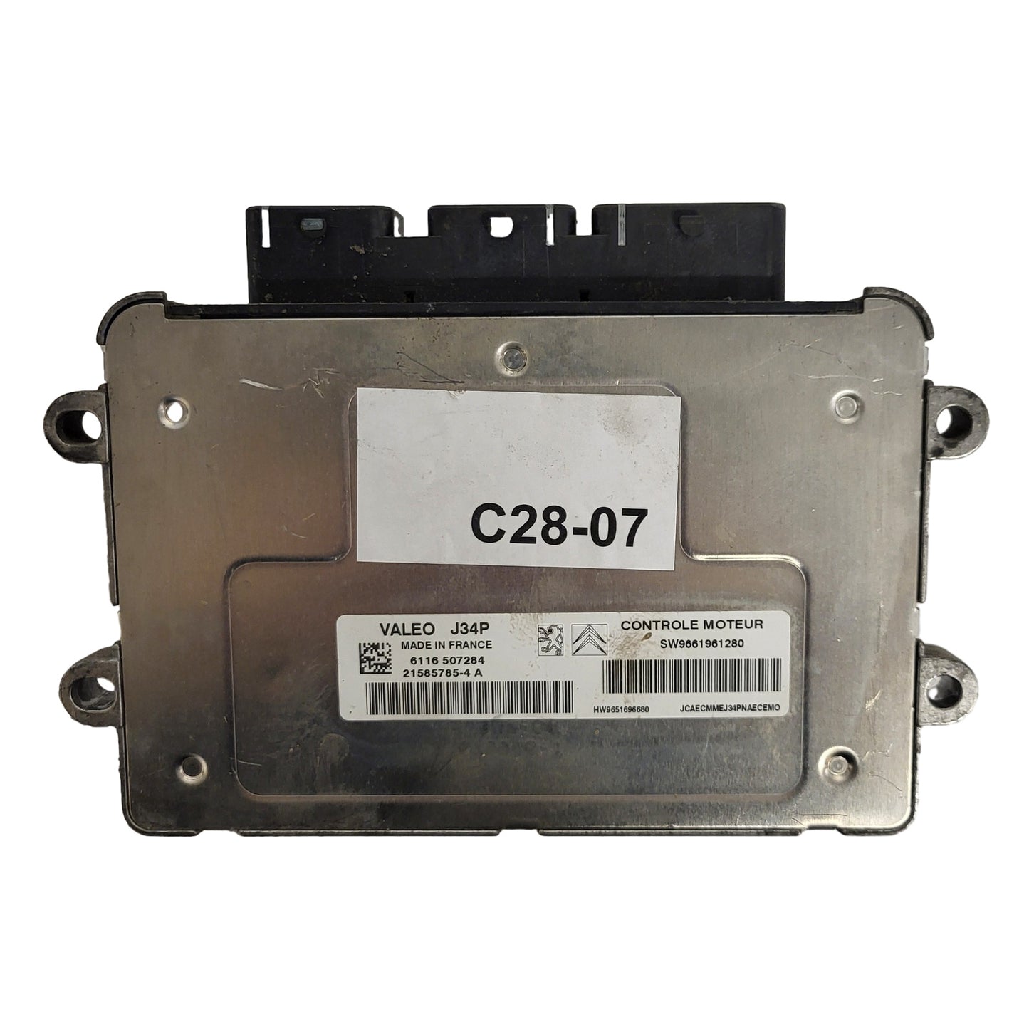 PEUGEOT CITROEN ECU / J34P / 21585785-4 / 21585785-4A / 9661961280 / 9651696680 / VALEO