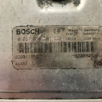 Renault ECU / 0281010501 / 8200118521 / HOM8200049304 / BOSCH
