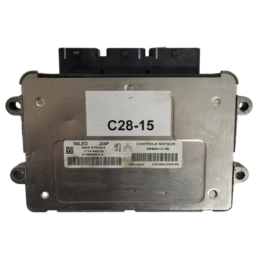 PEUGEOT CITROEN ECU / J34P / 21586048-9 / 21586048-9A / 9664127180 / 9651696680 / VALEO