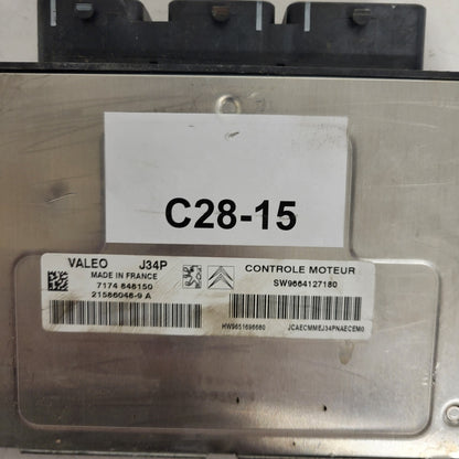 PEUGEOT CITROEN ECU / J34P / 21586048-9 / 21586048-9A / 9664127180 / 9651696680 / VALEO