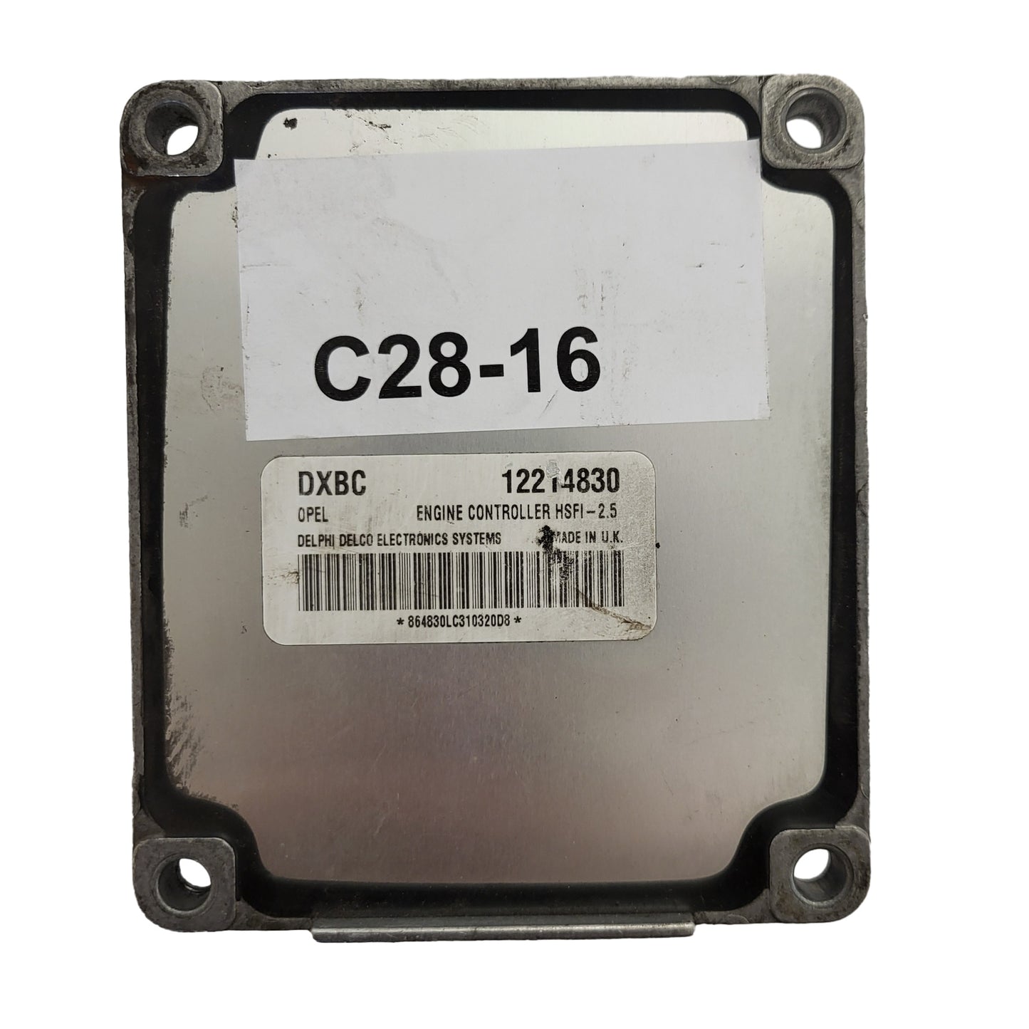 OPEL MERIVA ECU / 12214830 / DXBC / HSFI-2.5 / DELPHI DELCO