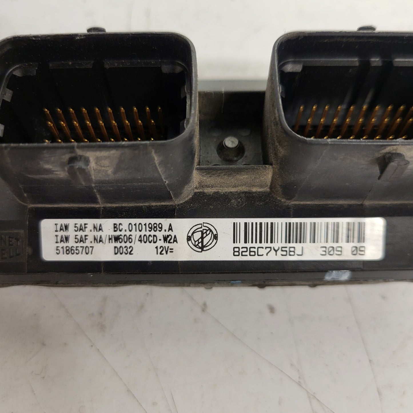 LANCIA Y ECU / IAW 5AF.NA / 51865707 / HW606 / MAGNETI MARELLI