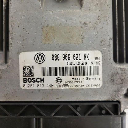 VW PASSAT B6 ECU / 03G906021NK / 0281013440 / EDC16U34 / BOSCH