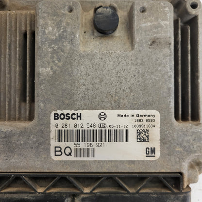 OPEL ASTRA H 1.9 ECU / 0281012548 / 55198921 / BQ / BOSCH