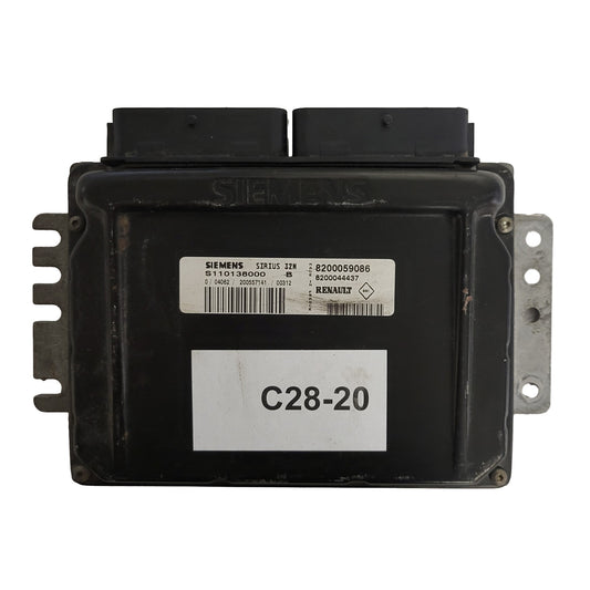 RENAULT ECU / S110138000 / S110138000C / 32N / 8200059086 / 8200044437 / SIEMENS
