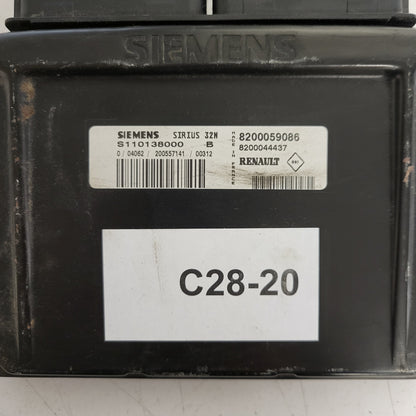 RENAULT ECU / S110138000 / S110138000C / 32N / 8200059086 / 8200044437 / SIEMENS
