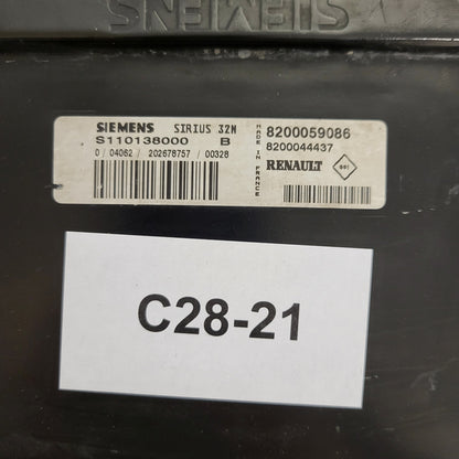 RENAULT ECU / S110138000 / S110138000C / 32N / 8200059086 / 8200044437 / SIEMENS