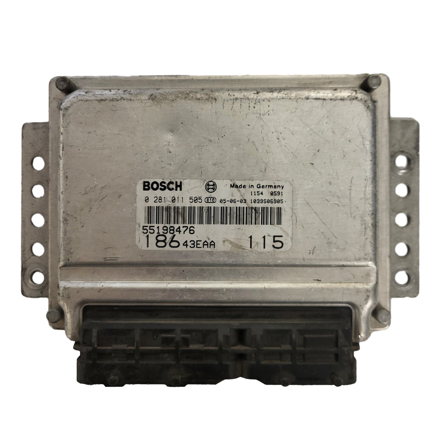 FIAT MULTIPLA ECU / 0281011505 / 55198476 / BOSCH
